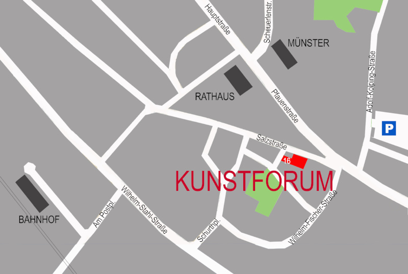 Lageplan Kunstforum